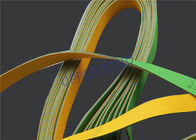 Желтый цвет зеленого цвета поясов передачи энергии запасных частей машинного оборудования табака МК9 плоский
